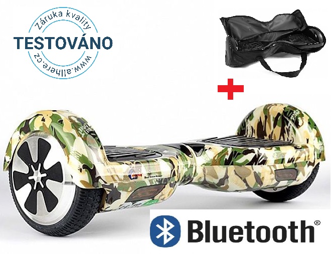 Hoverboard EcoWheel 6,5" standard - Vojenská ARMY