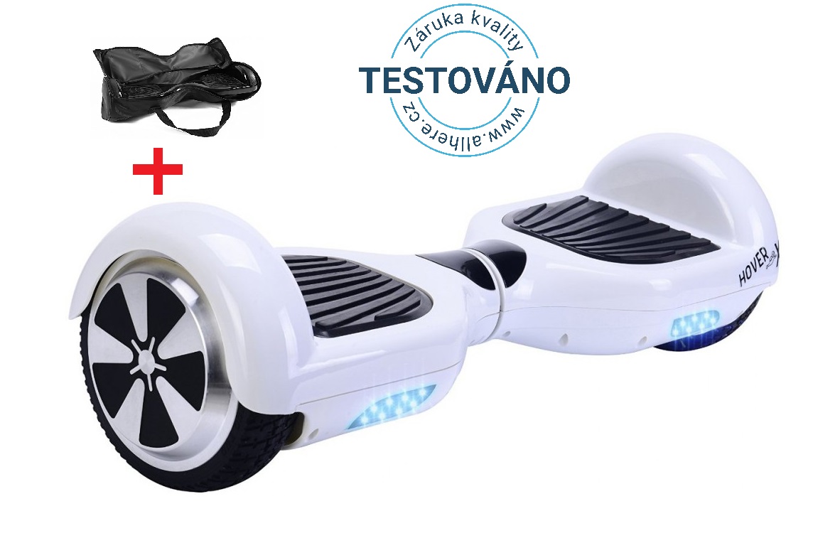Hoverboard EcoWheel 6,5" standard s Bluetooth - bílá