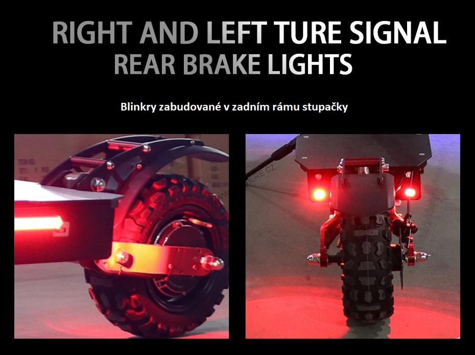 Elektrická koloběžka 2WD EcoWheel K95+ 6000W, 26Ah