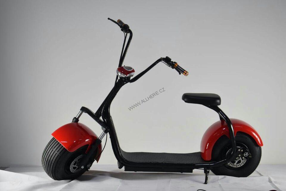 Elektrická koloběžka EcoWheel GR1 12Ah 1000W - zelená matná