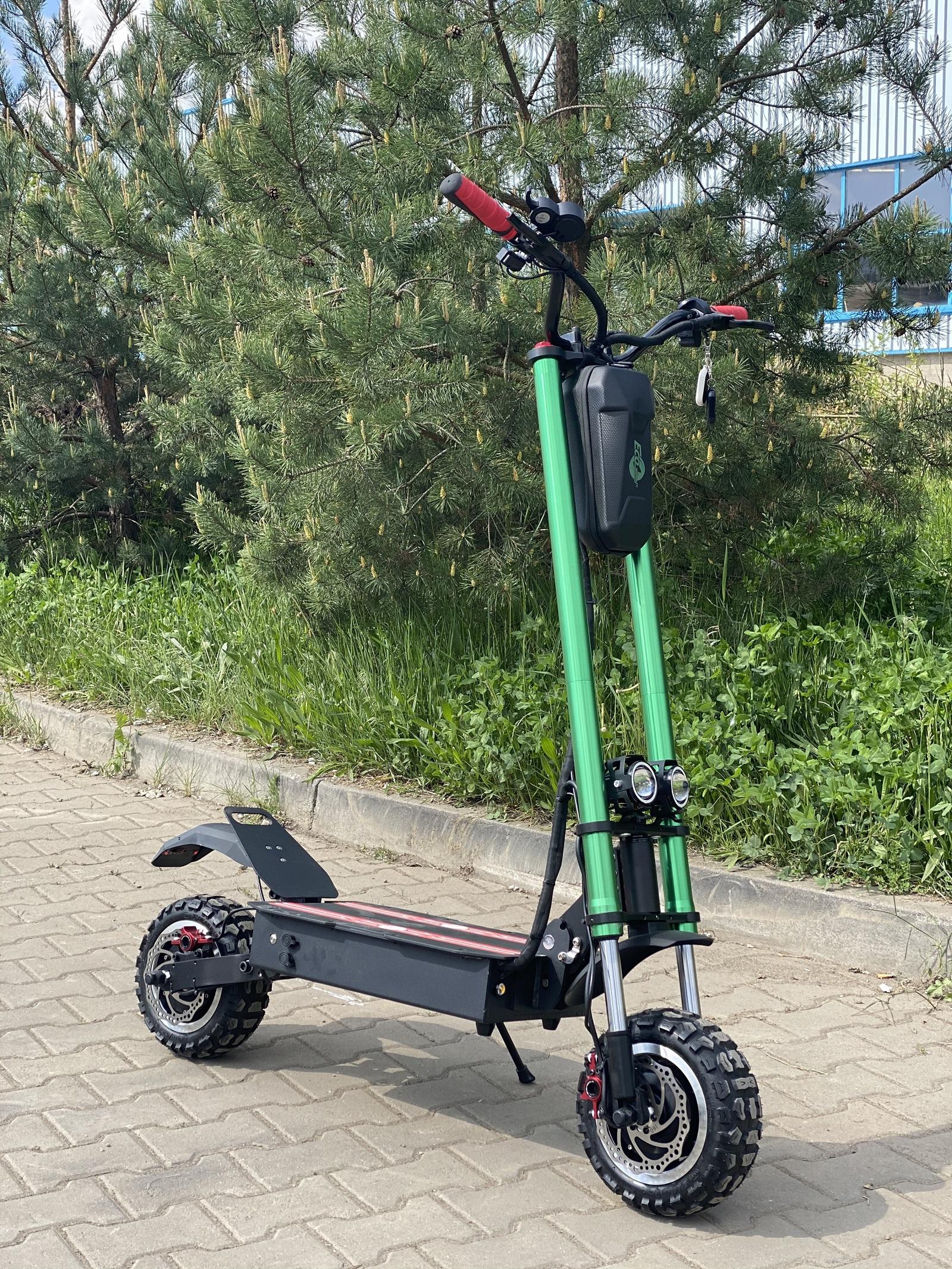 2WD Elektrická koloběžka EcoWheel K105 Double RED