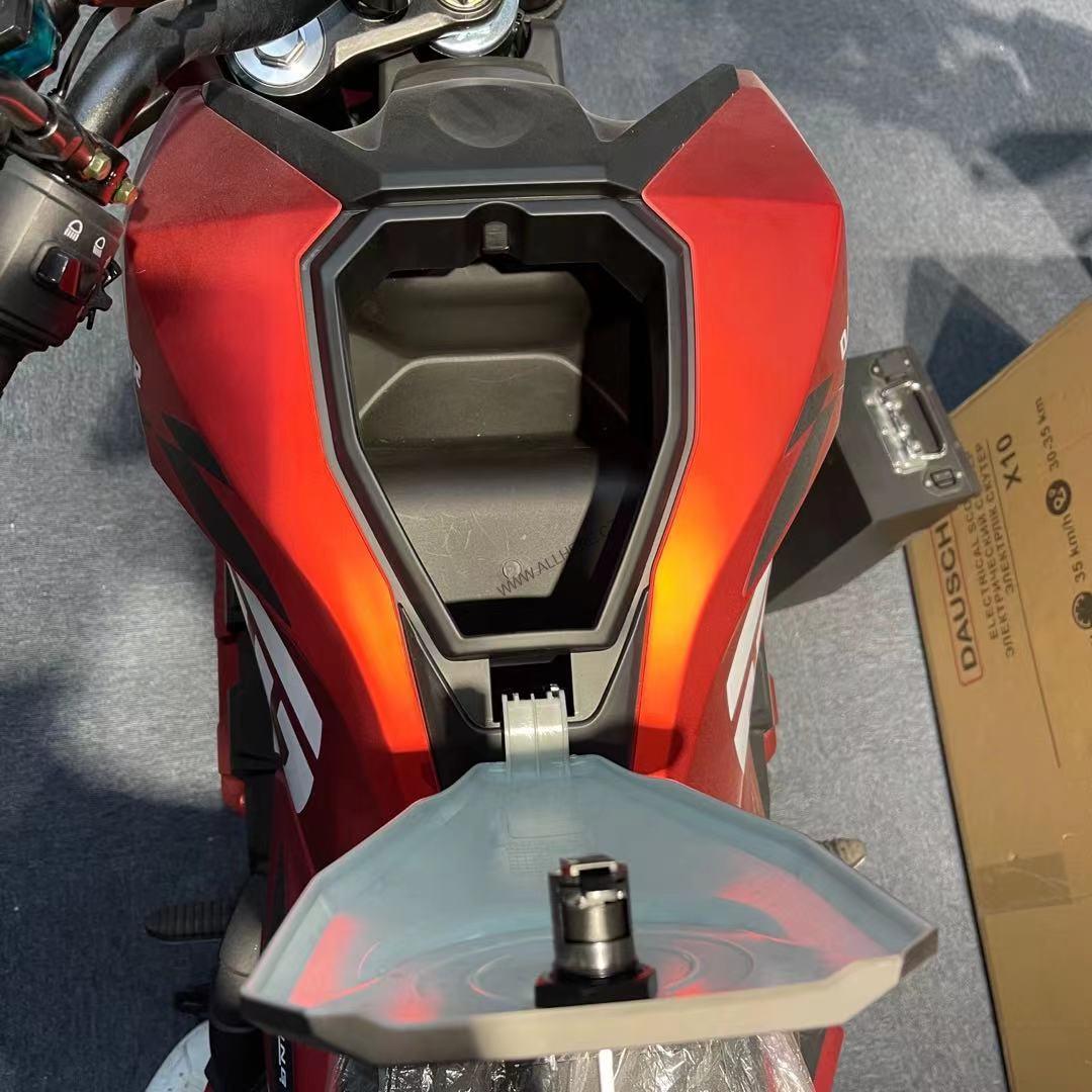 Elektrická motorka EcoWheel DIABEL 6000W 100Ah šedá