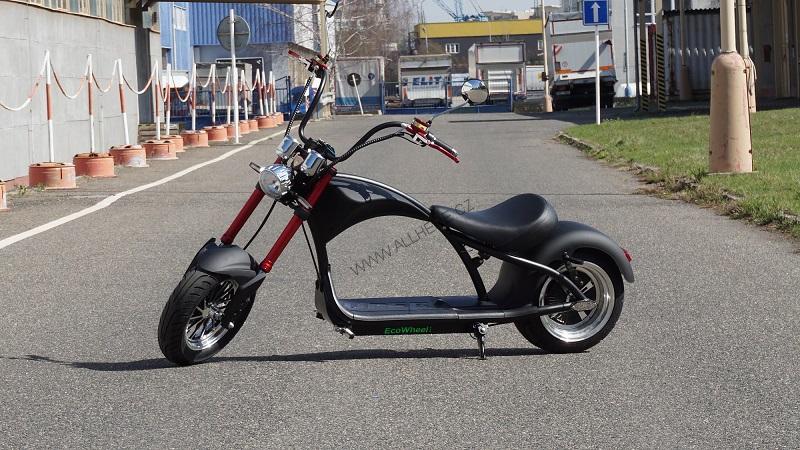 Elektrická koloběžka EcoWheel GR22 30Ah 1000W - černá matná