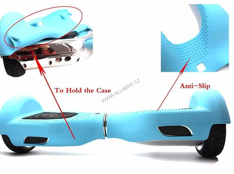 Silikonový obal pro hoverboard 6,5" - oranžová + černá