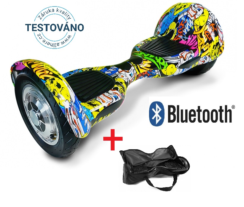 Hoverboard Offroad GRAFFITI s bluetooth reproduktorem