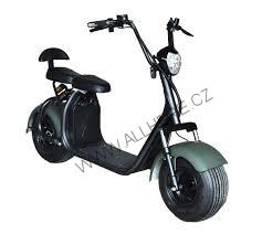 Elektrická koloběžka EcoWheel GR7 12Ah 1000W - zelená matná