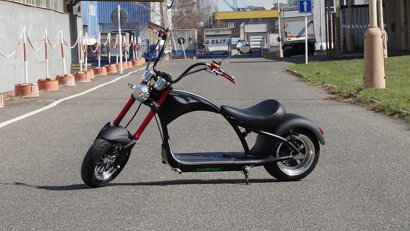 Elektrická koloběžka EcoWheel GR22 20Ah 1000W - černá matná