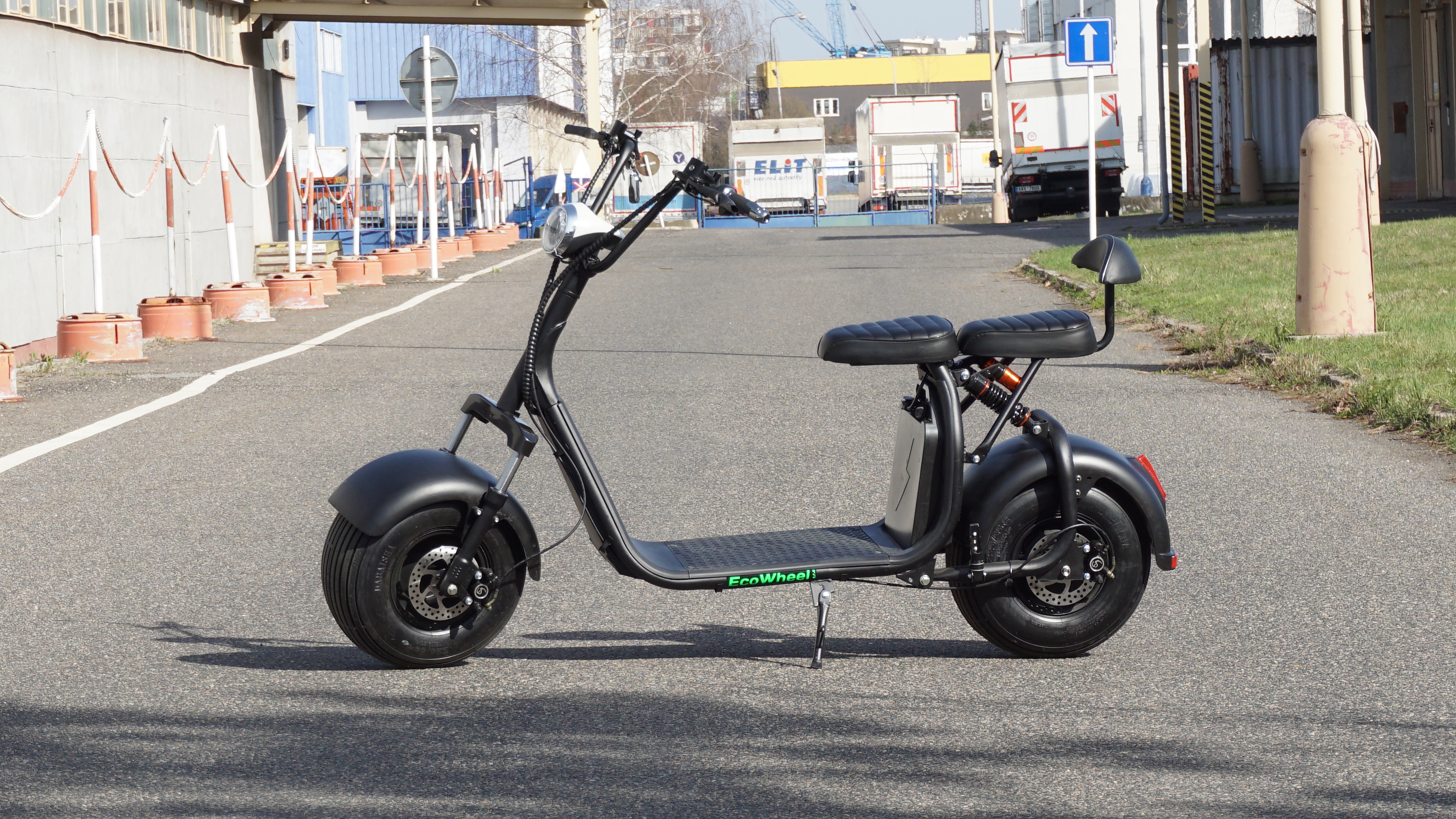 EcoWHeel City Chopper II 1000W 20Ah černá