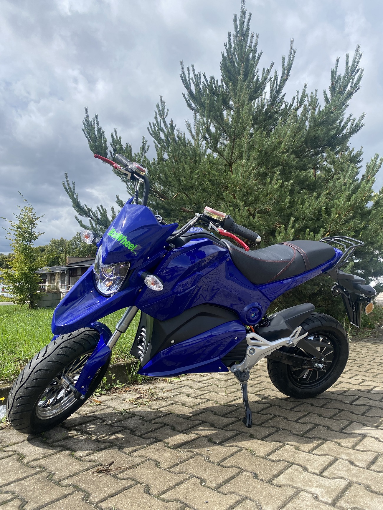 Elektrický skútr EcoWheel G5 2000W 40Ah 72V COC - modrá