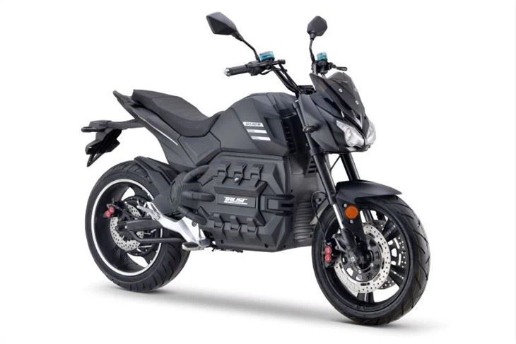 Elektrická motorka EcoWheel DIABEL 6000W 100Ah šedá