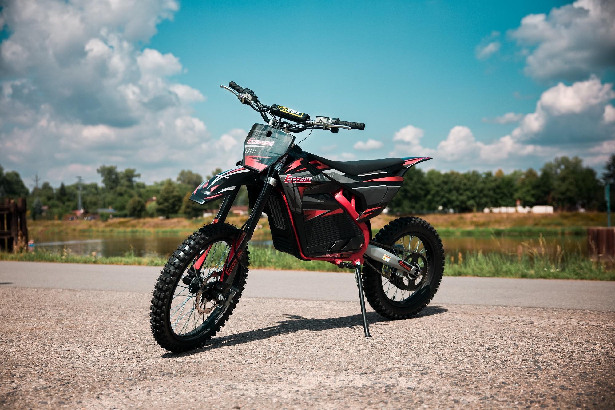 Elektrická motorka pitbike EcoWheel BIDER 19/16 5000W 72V