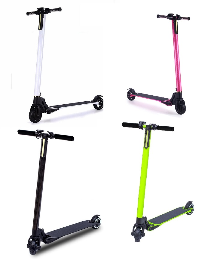 EcoWheel Elektrická koloběžka CARBON FIBER - CARBON