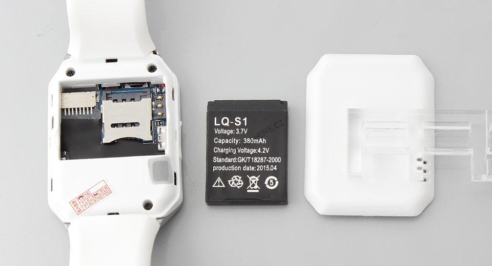 Hodinky SMARTWATCH DZ09 Bílá + České menu