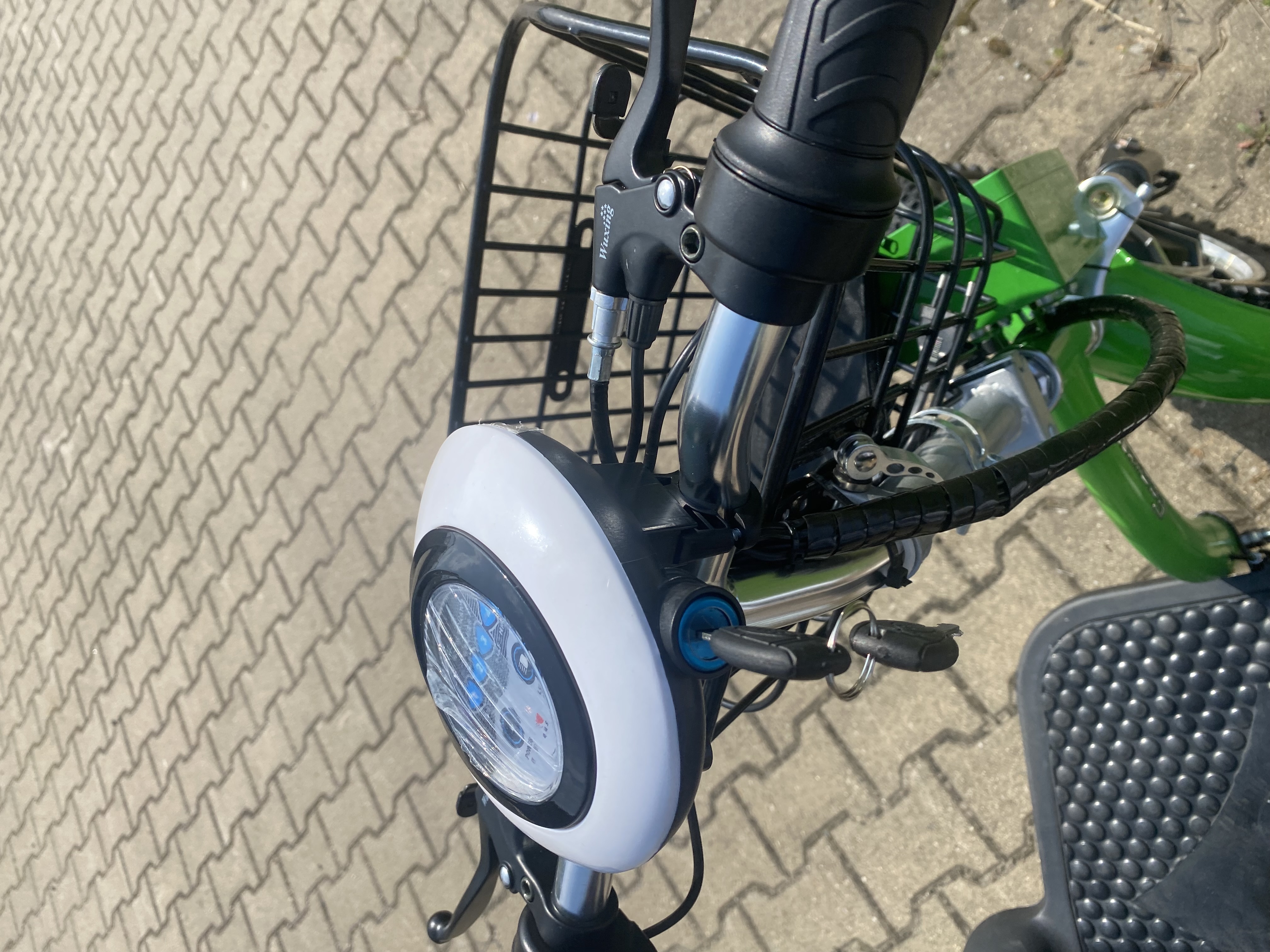 Elektrická tříkolka EcoWheel G3 1000W 12Ah zelená