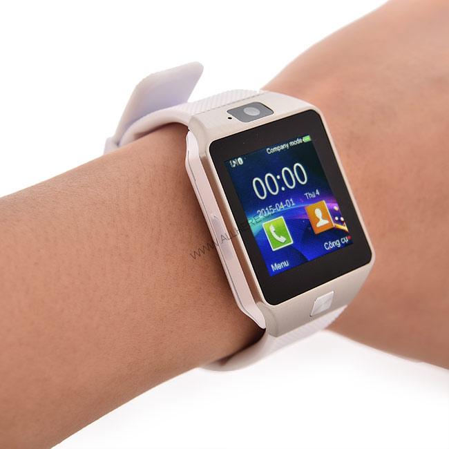 Hodinky SMARTWATCH DZ09 Bílá + České menu