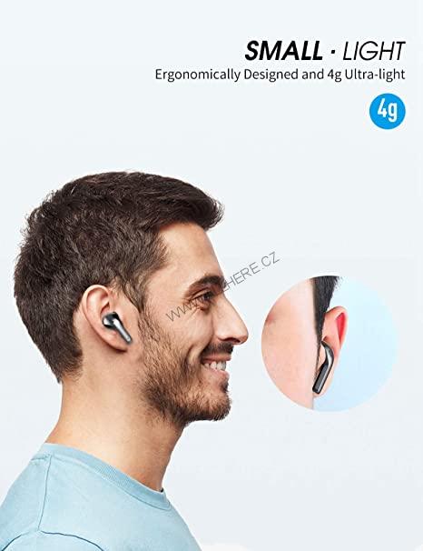 Bezdrátová sluchátka EcoSpark X15 bílá