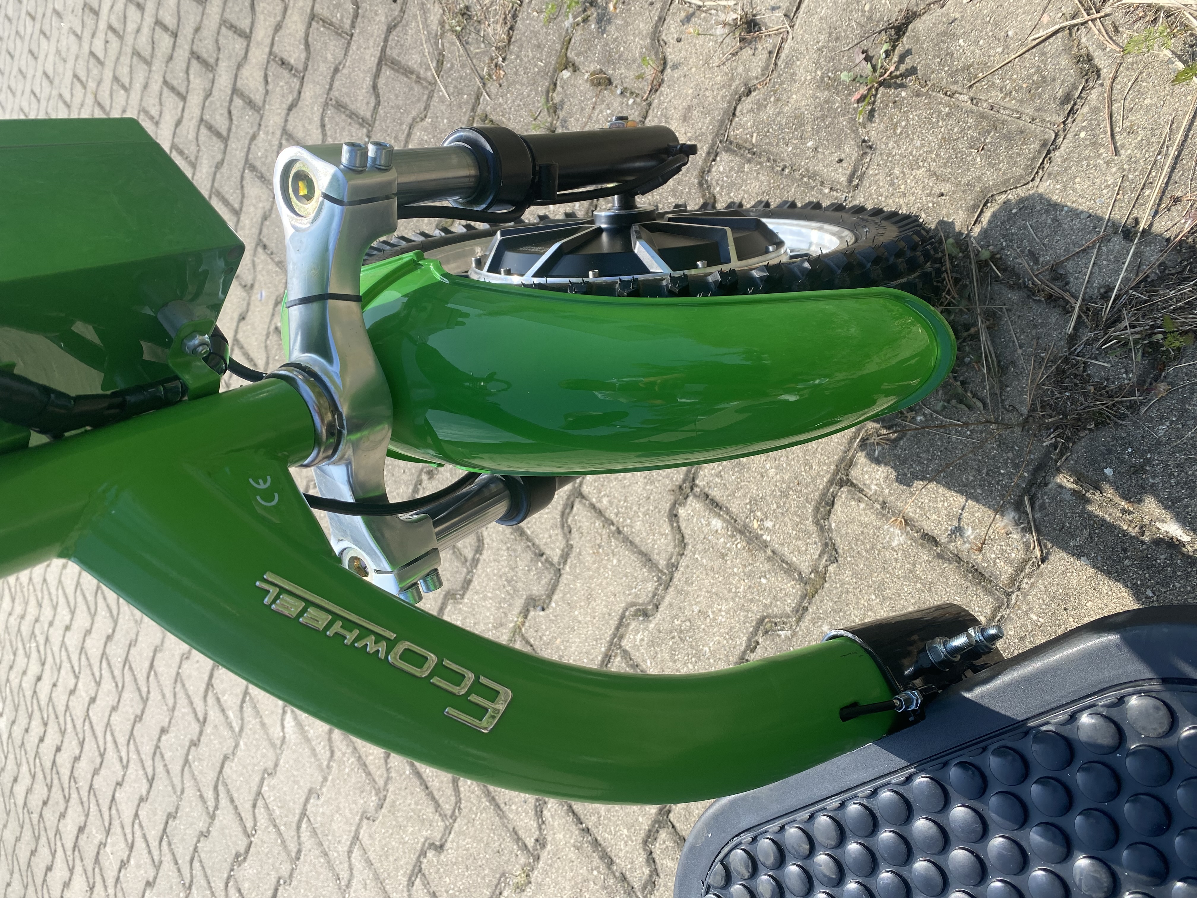 Elektrická tříkolka EcoWheel G3 1000W 12Ah zelená