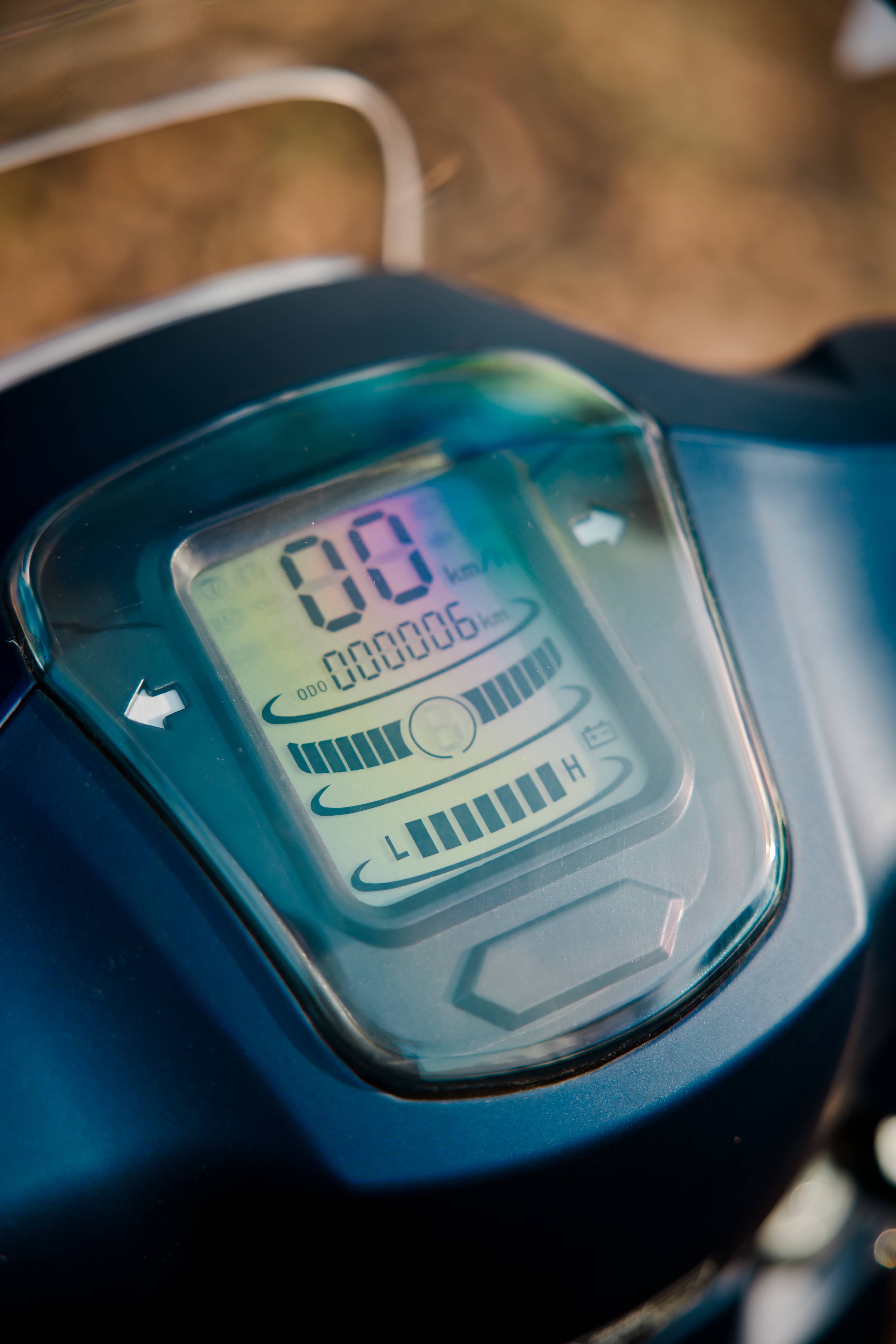 Elektrický skútr EcoWheel Hali 2000W 20Ah modrá matná