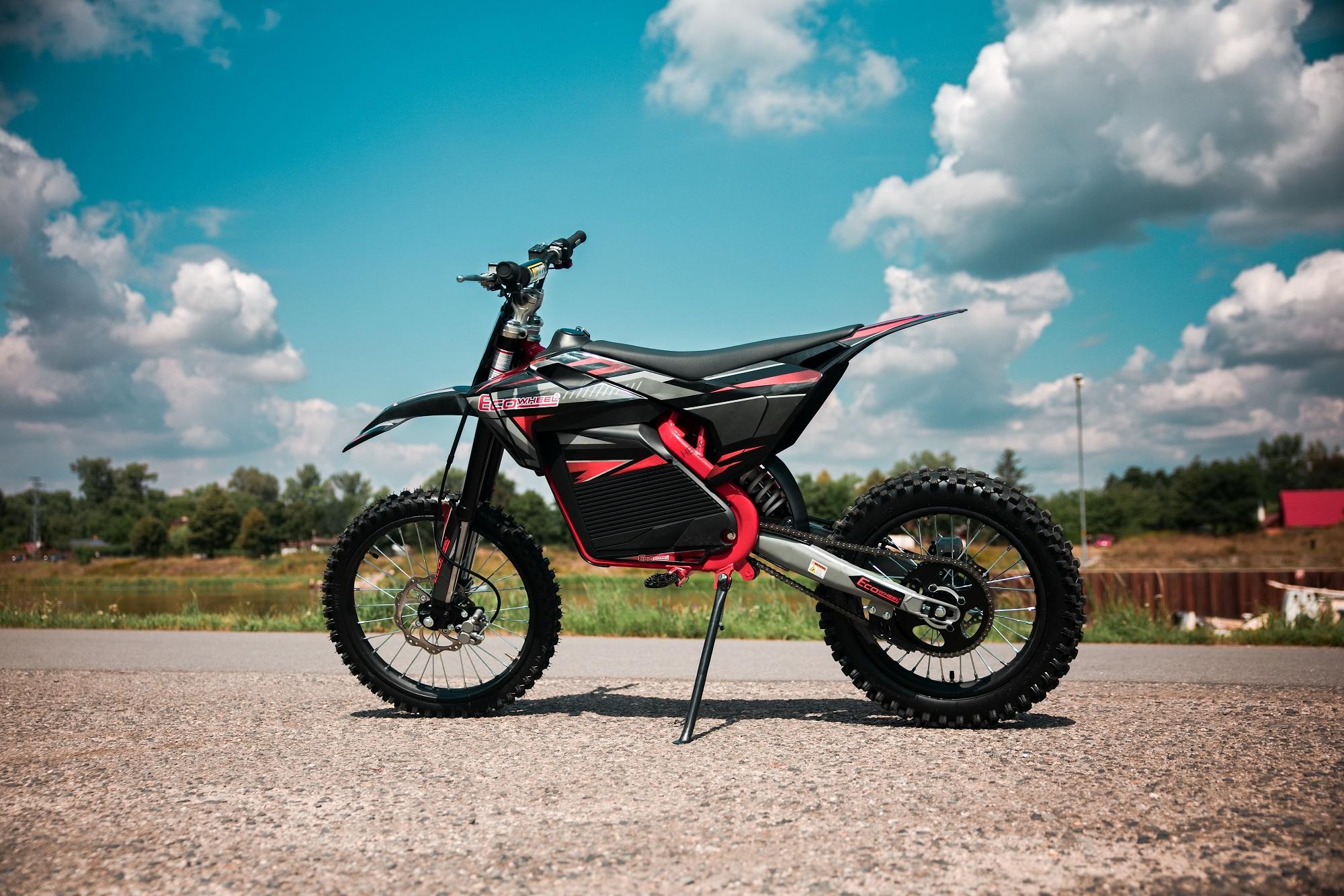 Elektrická motorka pitbike EcoWheel BIDER 19/16 5000W 72V