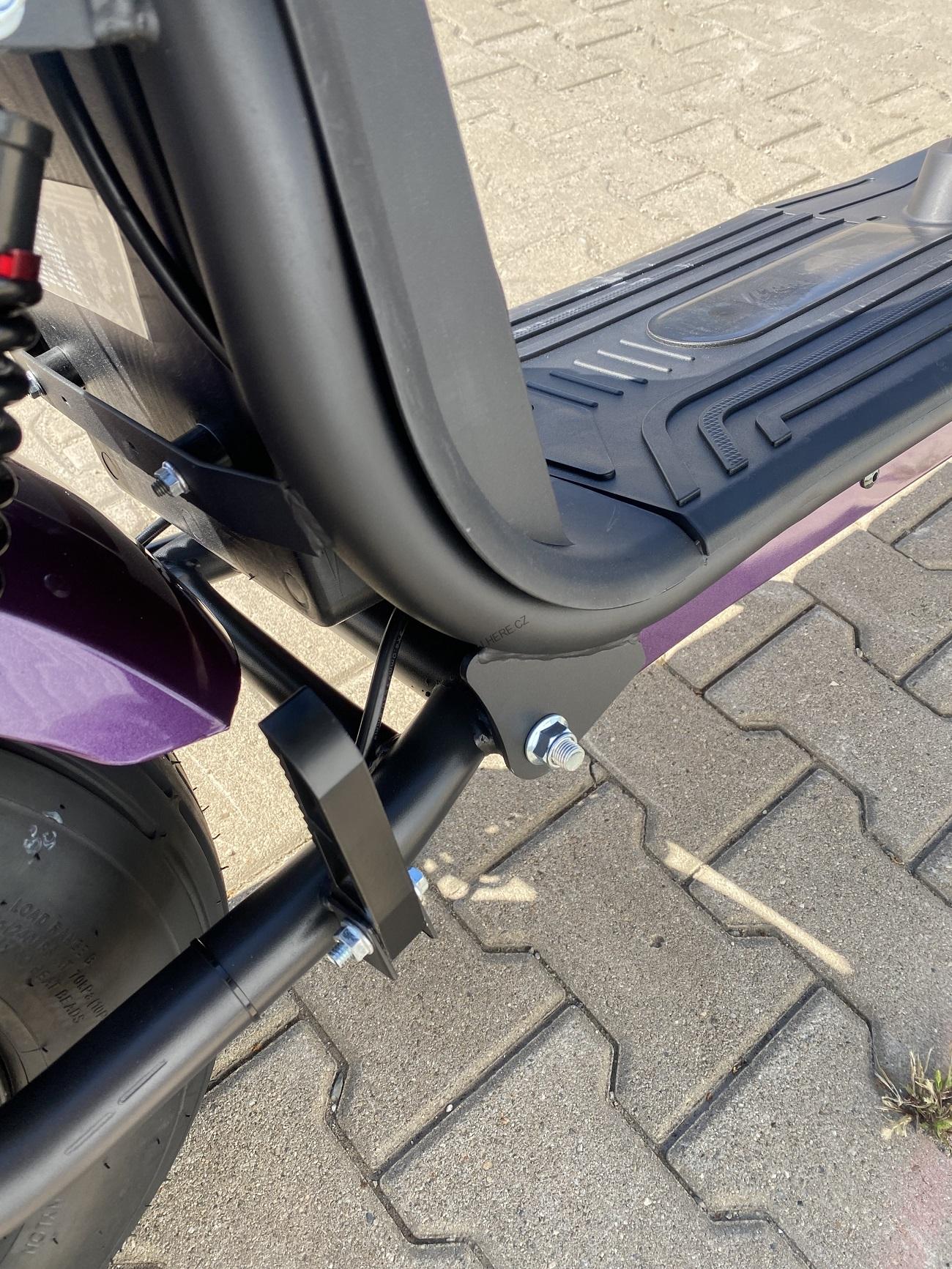 Elektrická koloběžka EcoWheel GR40 12Ah 1500W COC fialová