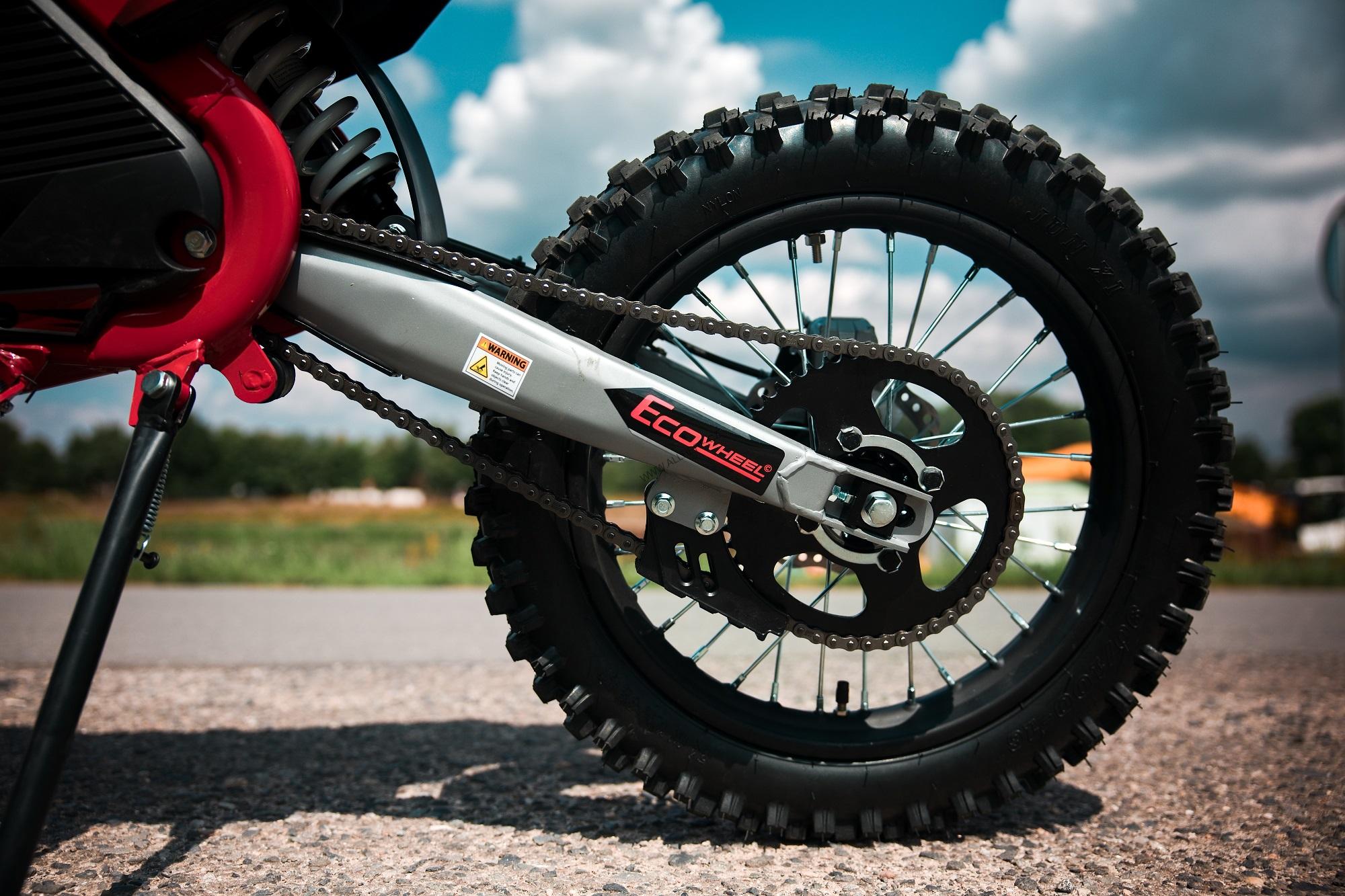 Elektrická motorka pitbike EcoWheel BIDER 19/16 5000W 72V