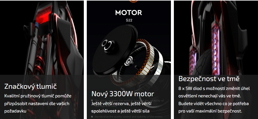 Elektrická jednokolka KingSong KS-S22 Eagle