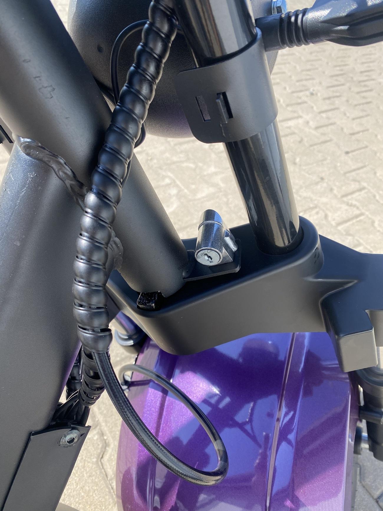 Elektrická koloběžka EcoWheel GR40 12Ah 1500W COC fialová