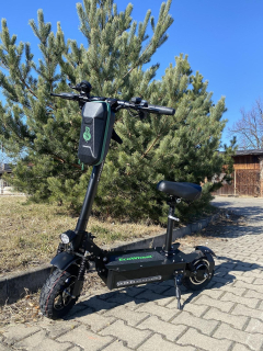 BAZAR - Elektrická koloběžka EcoWheel ER29 800W, 20.8Ah - černá - vybalena